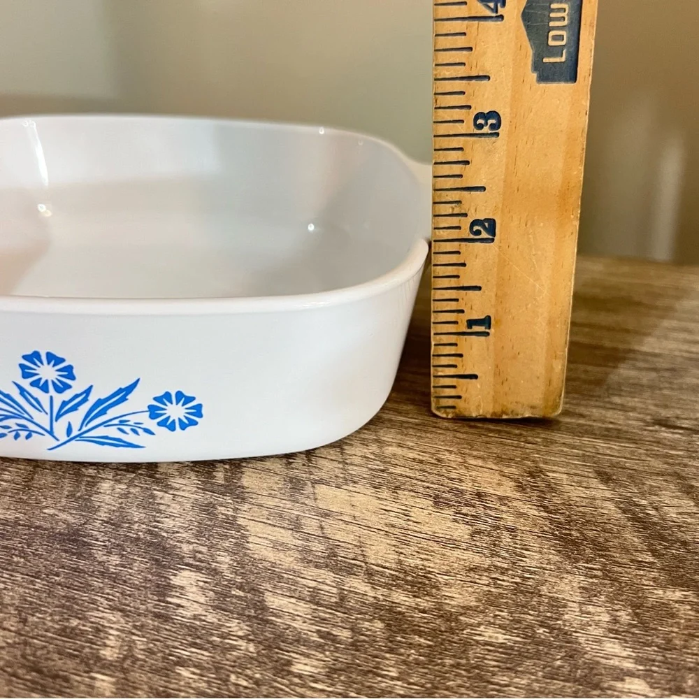 Set of 3 Vintage Cornflower Blue Corning Ware Casserole Dishes 2 Petite & a 1 Qt
